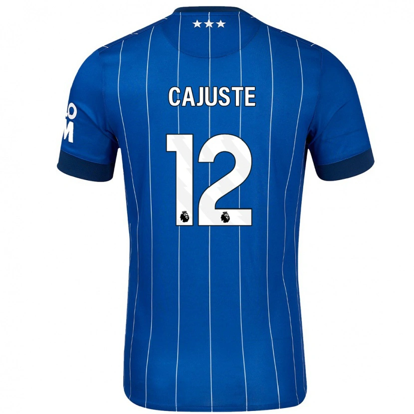 Danxen Kinder Jens Cajuste #12 Marineblau Heimtrikot Trikot 2024/25 T-Shirt Schweiz