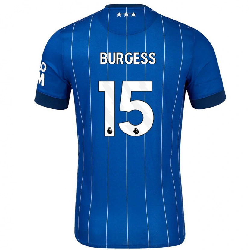 Danxen Kinder Cameron Burgess #15 Marineblau Heimtrikot Trikot 2024/25 T-Shirt Schweiz