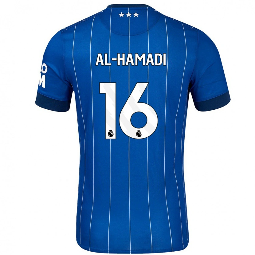 Danxen Kinder Ali Al-Hamadi #16 Marineblau Heimtrikot Trikot 2024/25 T-Shirt Schweiz