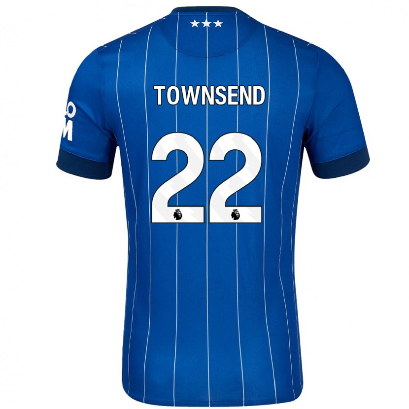 Danxen Kinder Conor Townsend #22 Marineblau Heimtrikot Trikot 2024/25 T-Shirt Schweiz