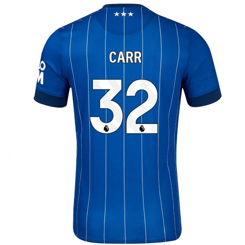 Danxen Kinder Ryan Carr #32 Marineblau Heimtrikot Trikot 2024/25 T-Shirt Schweiz