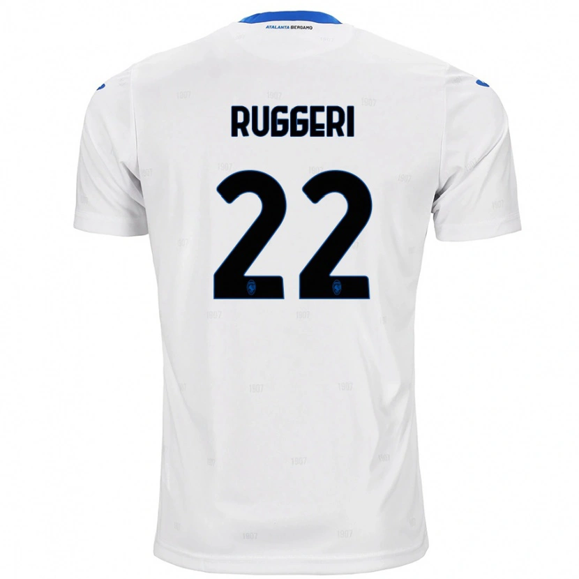 Danxen Kinder Matteo Ruggeri #22 Weiß Auswärtstrikot Trikot 2024/25 T-Shirt Schweiz