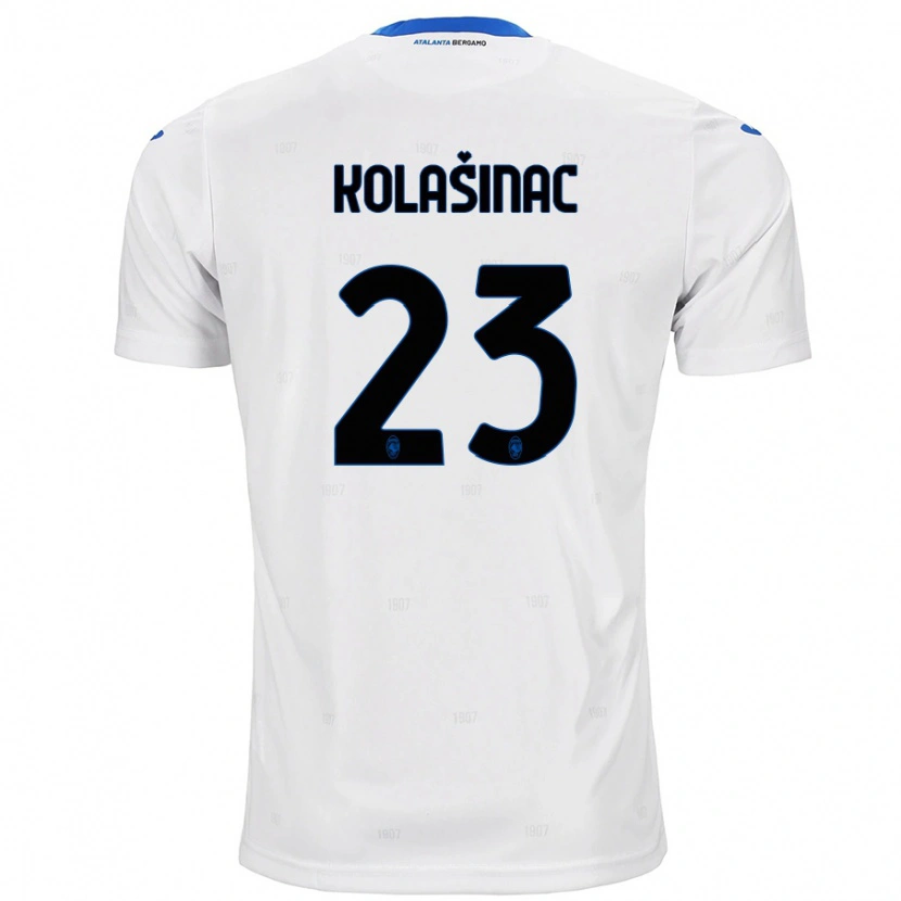 Danxen Kinder Sead Kolasinac #23 Weiß Auswärtstrikot Trikot 2024/25 T-Shirt Schweiz