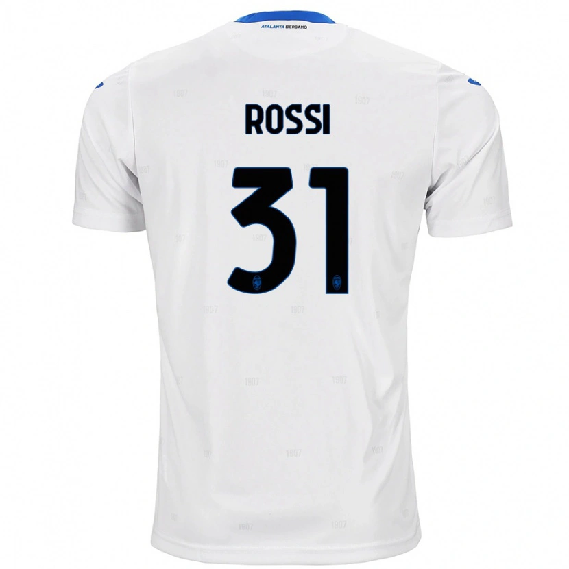 Danxen Kinder Francesco Rossi #31 Weiß Auswärtstrikot Trikot 2024/25 T-Shirt Schweiz