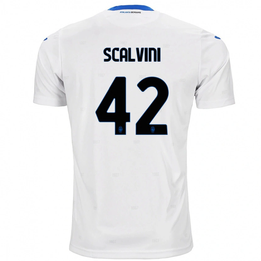 Danxen Kinder Giorgio Scalvini #42 Weiß Auswärtstrikot Trikot 2024/25 T-Shirt Schweiz