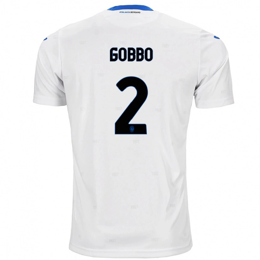 Danxen Kinder Luca Gobbo #2 Weiß Auswärtstrikot Trikot 2024/25 T-Shirt Schweiz