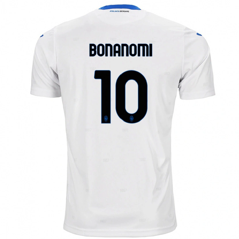 Danxen Kinder Andrea Bonanomi #10 Weiß Auswärtstrikot Trikot 2024/25 T-Shirt Schweiz