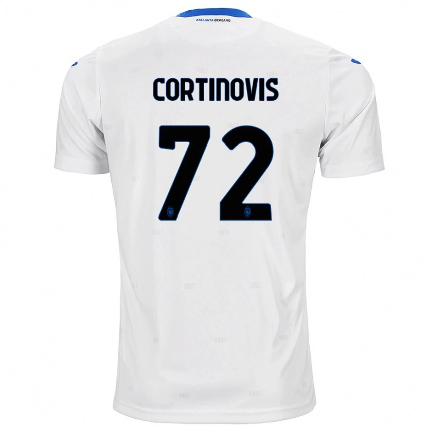 Danxen Kinder Alessandro Cortinovis #72 Weiß Auswärtstrikot Trikot 2024/25 T-Shirt Schweiz