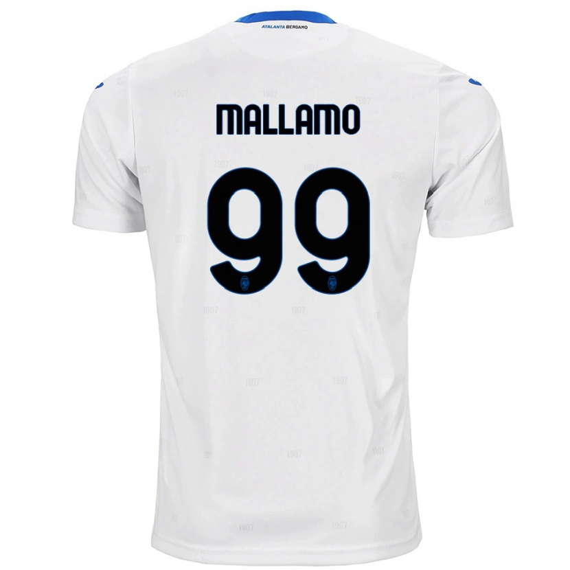 Danxen Kinder Alessandro Mallamo #99 Weiß Auswärtstrikot Trikot 2024/25 T-Shirt Schweiz