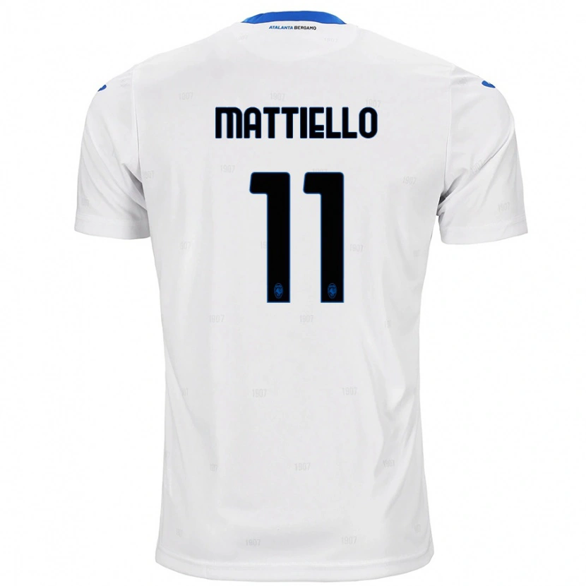 Danxen Kinder Federico Mattiello #11 Weiß Auswärtstrikot Trikot 2024/25 T-Shirt Schweiz