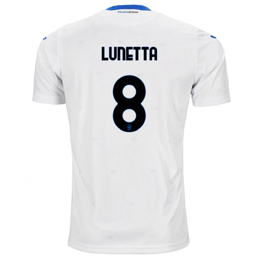 Danxen Kinder Gabriel Lunetta #8 Weiß Auswärtstrikot Trikot 2024/25 T-Shirt Schweiz