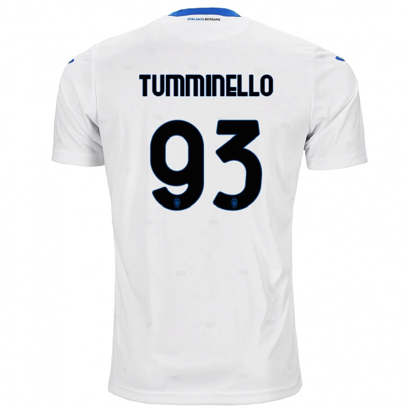 Danxen Kinder Marco Tumminello #93 Weiß Auswärtstrikot Trikot 2024/25 T-Shirt Schweiz