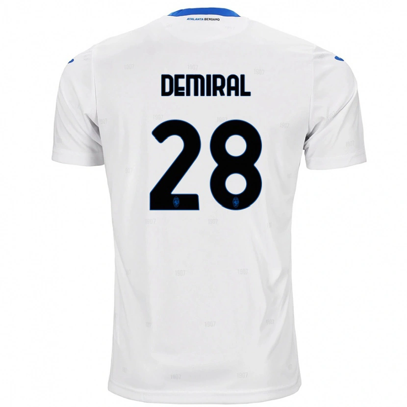 Danxen Kinder Merih Demiral #28 Weiß Auswärtstrikot Trikot 2024/25 T-Shirt Schweiz