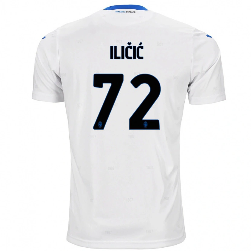 Danxen Kinder Josip Ilicic #72 Weiß Auswärtstrikot Trikot 2024/25 T-Shirt Schweiz