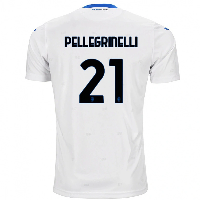 Danxen Kinder Giorgia Pellegrinelli #21 Weiß Auswärtstrikot Trikot 2024/25 T-Shirt Schweiz