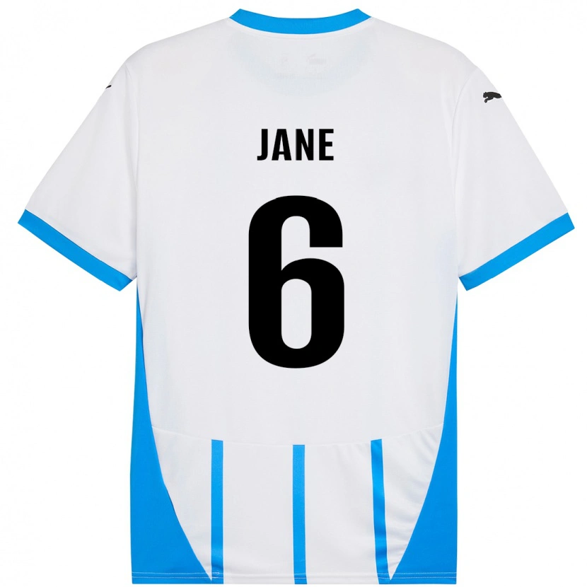 Danxen Kinder Refiloe Jane #6 Weiß Blau Auswärtstrikot Trikot 2024/25 T-Shirt Schweiz