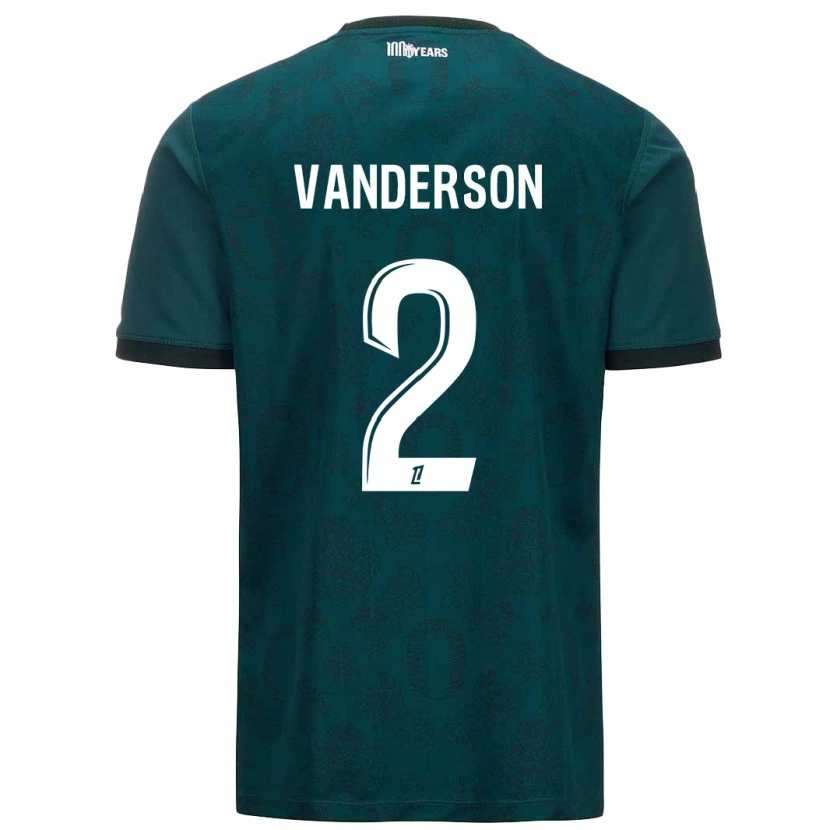 Danxen Kinder Vanderson #2 Dunkelgrün Auswärtstrikot Trikot 2024/25 T-Shirt Schweiz