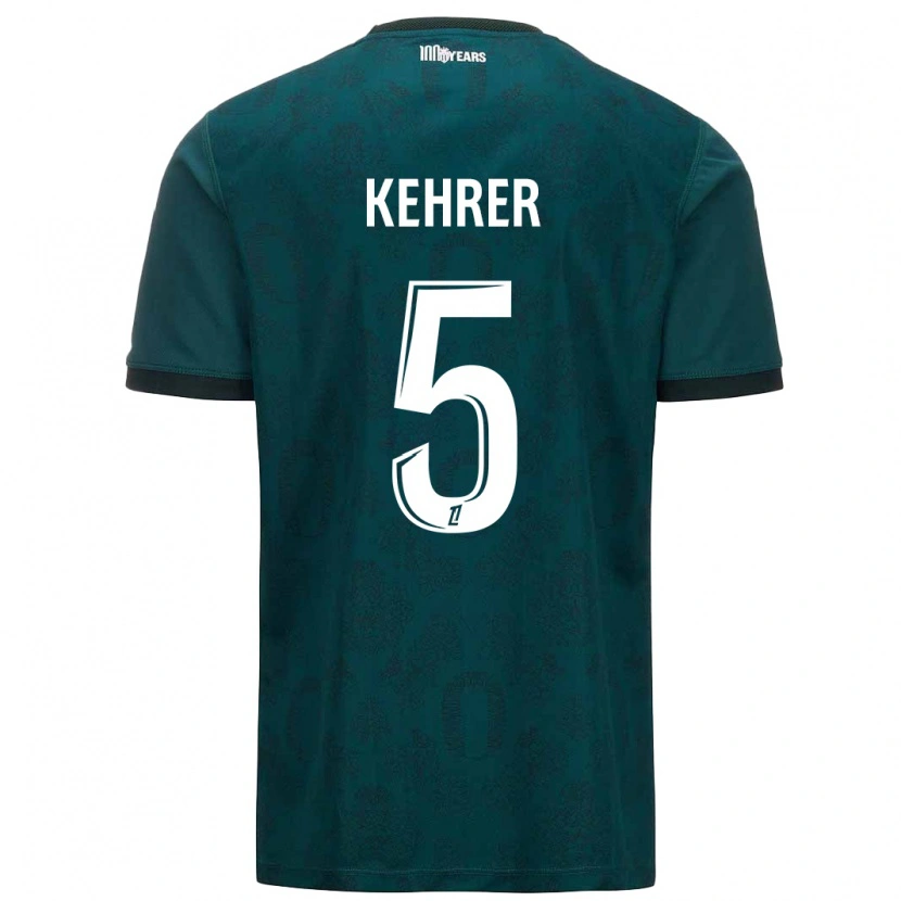 Danxen Kinder Thilo Kehrer #5 Dunkelgrün Auswärtstrikot Trikot 2024/25 T-Shirt Schweiz