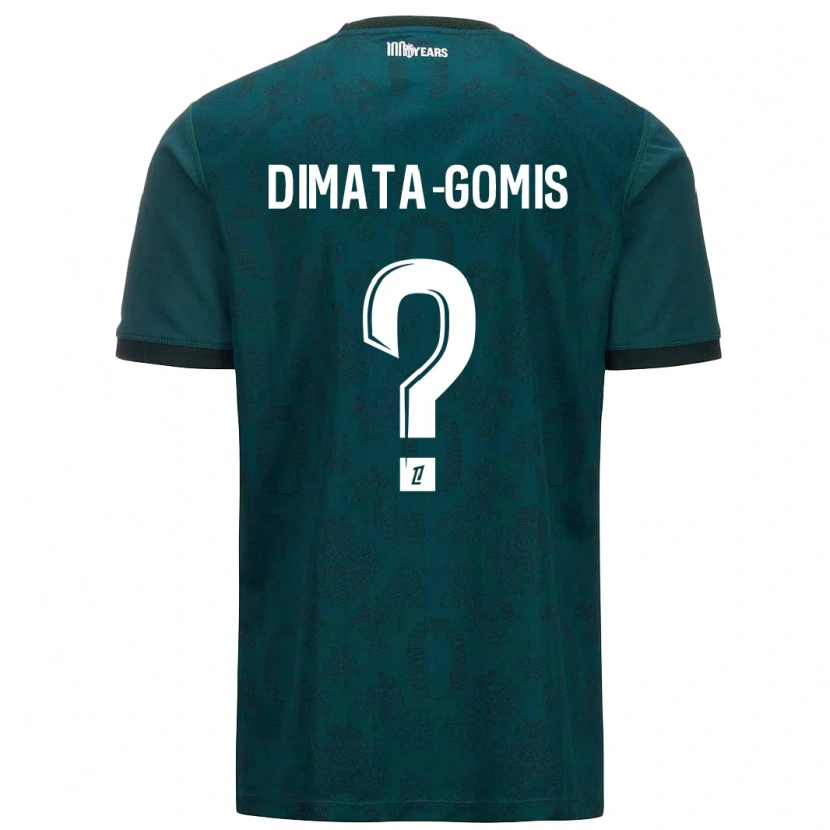 Danxen Kinder Kamron Dimata-Gomis #0 Dunkelgrün Auswärtstrikot Trikot 2024/25 T-Shirt Schweiz