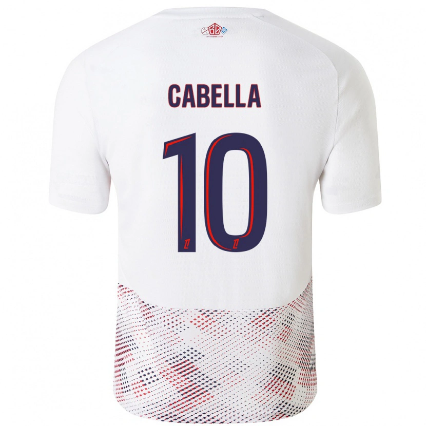 Danxen Kinder Rémy Cabella #10 Weiß Königsblau Auswärtstrikot Trikot 2024/25 T-Shirt Schweiz