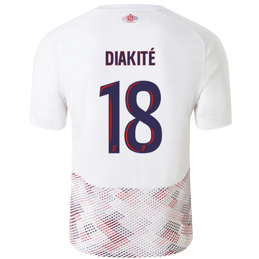 Danxen Kinder Bafodé Diakité #18 Weiß Königsblau Auswärtstrikot Trikot 2024/25 T-Shirt Schweiz