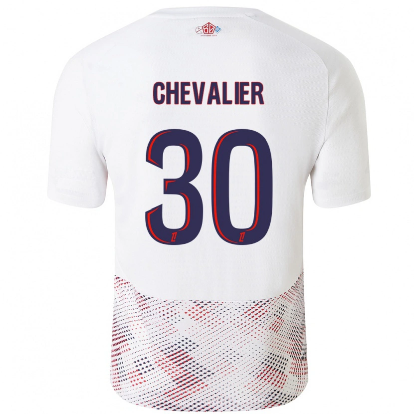 Danxen Kinder Lucas Chevalier #30 Weiß Königsblau Auswärtstrikot Trikot 2024/25 T-Shirt Schweiz