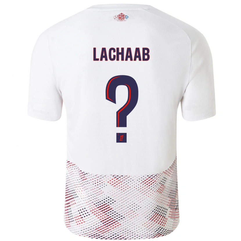 Danxen Kinder Younes Lachaab #0 Weiß Königsblau Auswärtstrikot Trikot 2024/25 T-Shirt Schweiz