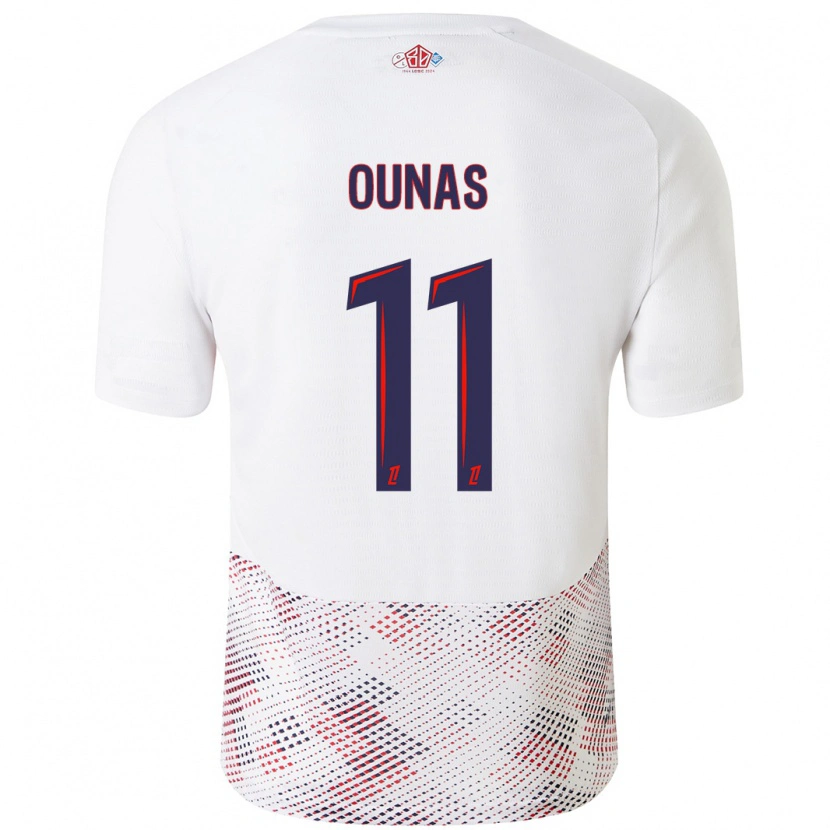 Danxen Kinder Adam Ounas #11 Weiß Königsblau Auswärtstrikot Trikot 2024/25 T-Shirt Schweiz