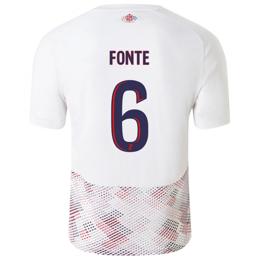 Danxen Kinder Jose Fonte #6 Weiß Königsblau Auswärtstrikot Trikot 2024/25 T-Shirt Schweiz