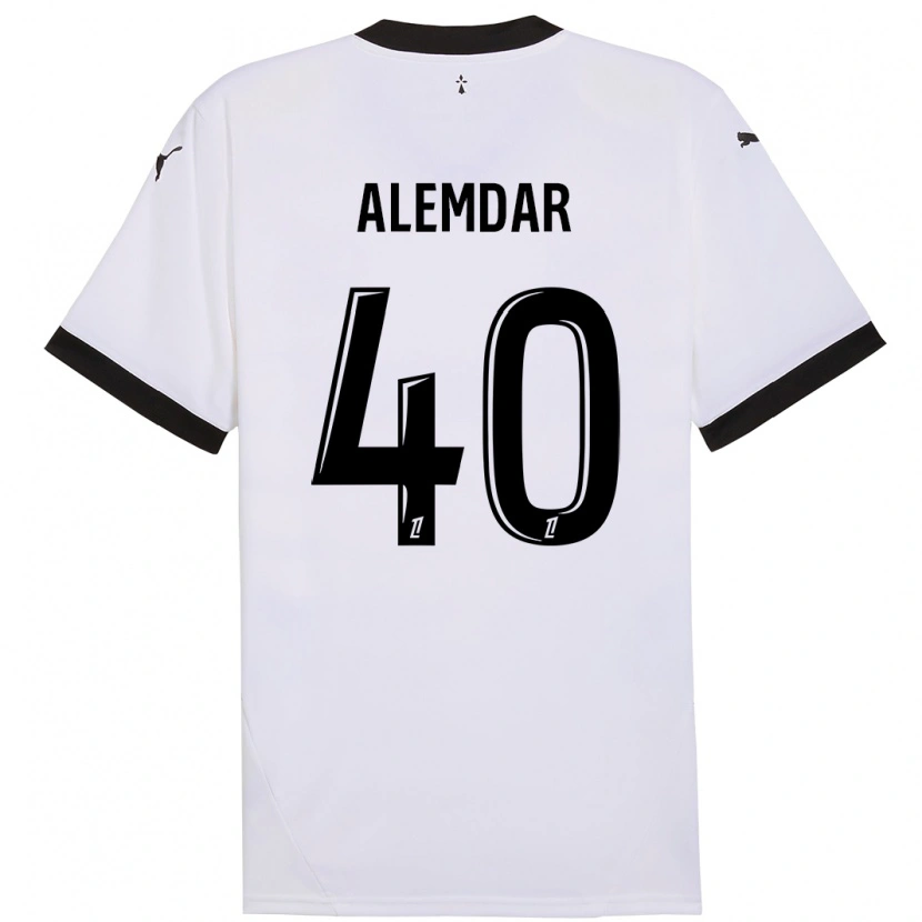 Danxen Kinder Doğan Alemdar #40 Weiß Schwarz Auswärtstrikot Trikot 2024/25 T-Shirt Schweiz