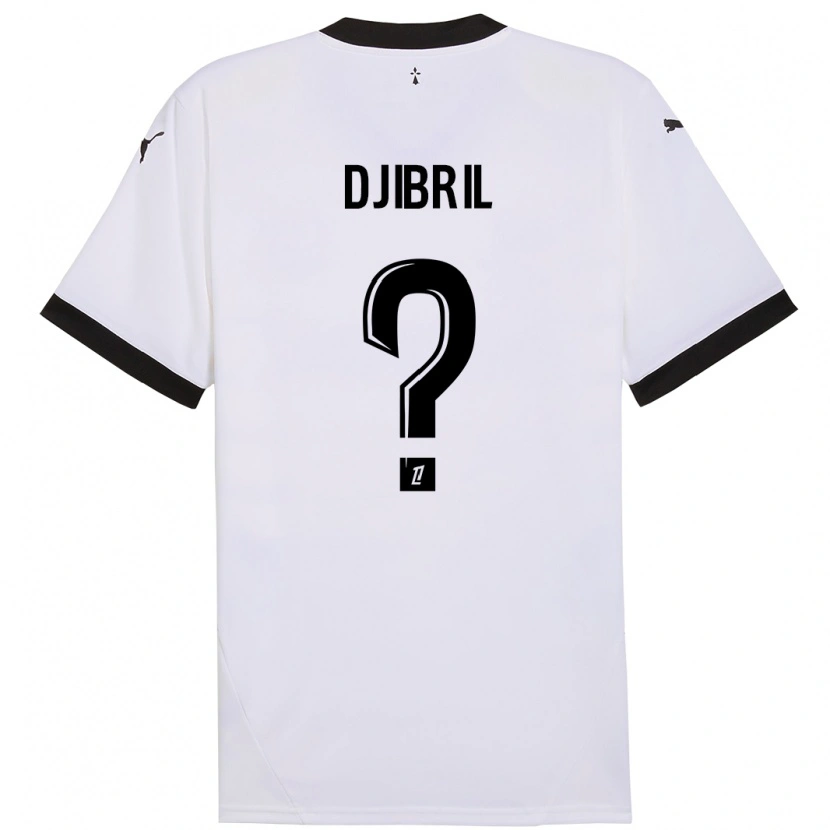 Danxen Kinder Djibril Diallo #0 Weiß Schwarz Auswärtstrikot Trikot 2024/25 T-Shirt Schweiz