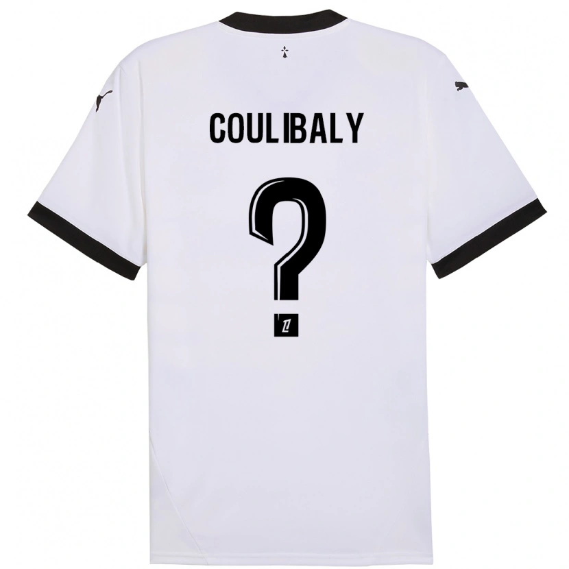 Danxen Kinder Joël Coulibaly #0 Weiß Schwarz Auswärtstrikot Trikot 2024/25 T-Shirt Schweiz