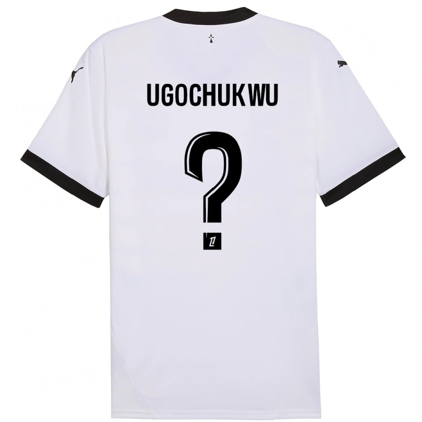 Danxen Kinder Chibuike Ugochukwu #0 Weiß Schwarz Auswärtstrikot Trikot 2024/25 T-Shirt Schweiz