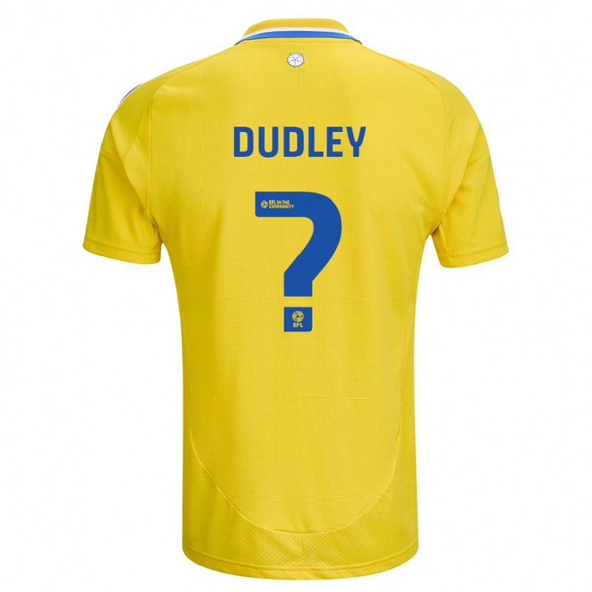 Danxen Kinder Louie Dudley #0 Gelb Blau Auswärtstrikot Trikot 2024/25 T-Shirt Schweiz