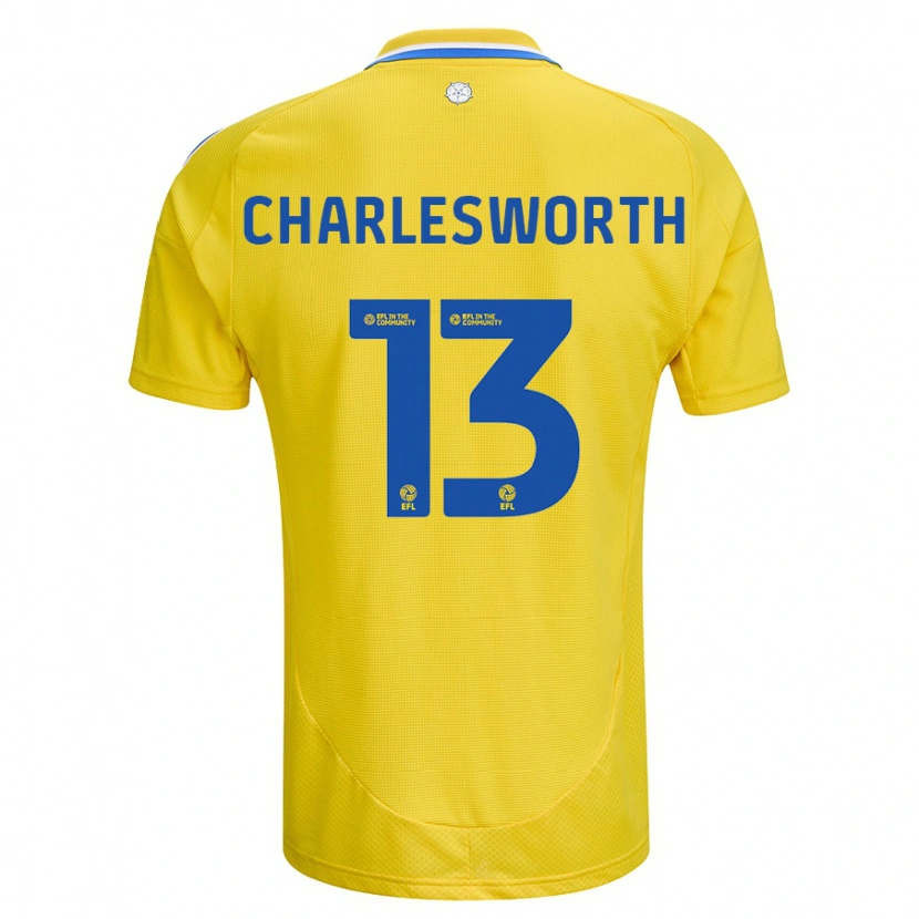 Danxen Kinder Millie Robshaw-Charlesworth #13 Gelb Blau Auswärtstrikot Trikot 2024/25 T-Shirt Schweiz