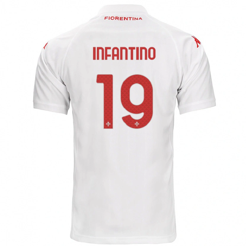 Danxen Kinder Gino Infantino #19 Weiß Auswärtstrikot Trikot 2024/25 T-Shirt Schweiz