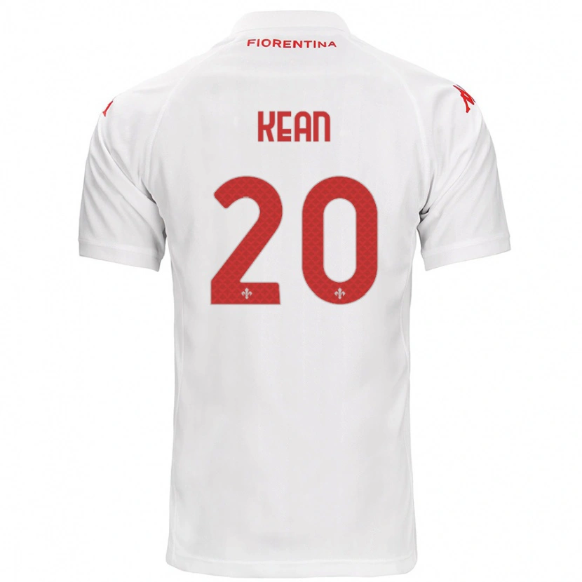 Danxen Kinder Moise Kean #20 Weiß Auswärtstrikot Trikot 2024/25 T-Shirt Schweiz