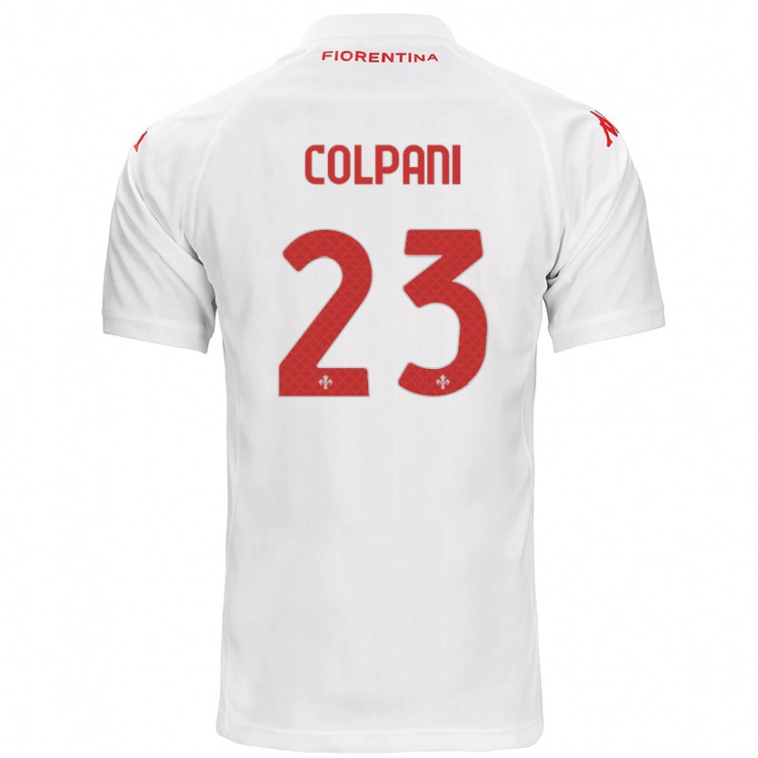 Danxen Kinder Andrea Colpani #23 Weiß Auswärtstrikot Trikot 2024/25 T-Shirt Schweiz