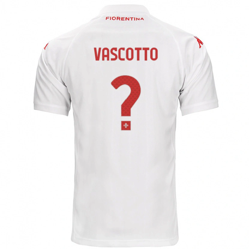 Danxen Kinder Edoardo Vascotto #0 Weiß Auswärtstrikot Trikot 2024/25 T-Shirt Schweiz