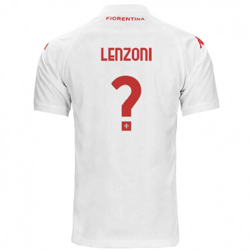 Danxen Kinder Samuele Lenzoni #0 Weiß Auswärtstrikot Trikot 2024/25 T-Shirt Schweiz