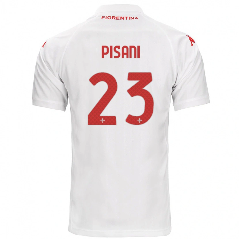 Danxen Kinder Diego Pisani #23 Weiß Auswärtstrikot Trikot 2024/25 T-Shirt Schweiz