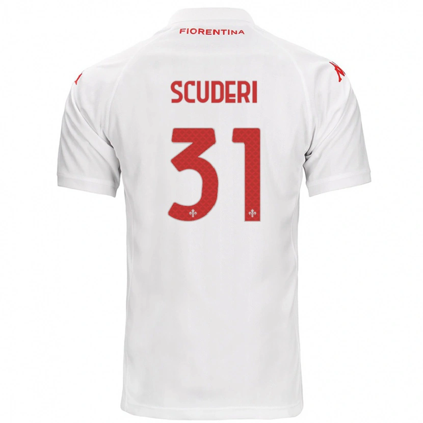 Danxen Kinder Giulio Scuderi #31 Weiß Auswärtstrikot Trikot 2024/25 T-Shirt Schweiz