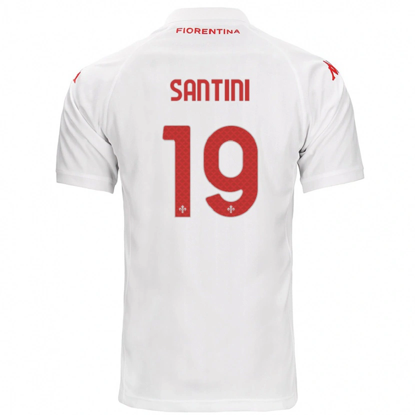 Danxen Kinder Margherita Santini #19 Weiß Auswärtstrikot Trikot 2024/25 T-Shirt Schweiz