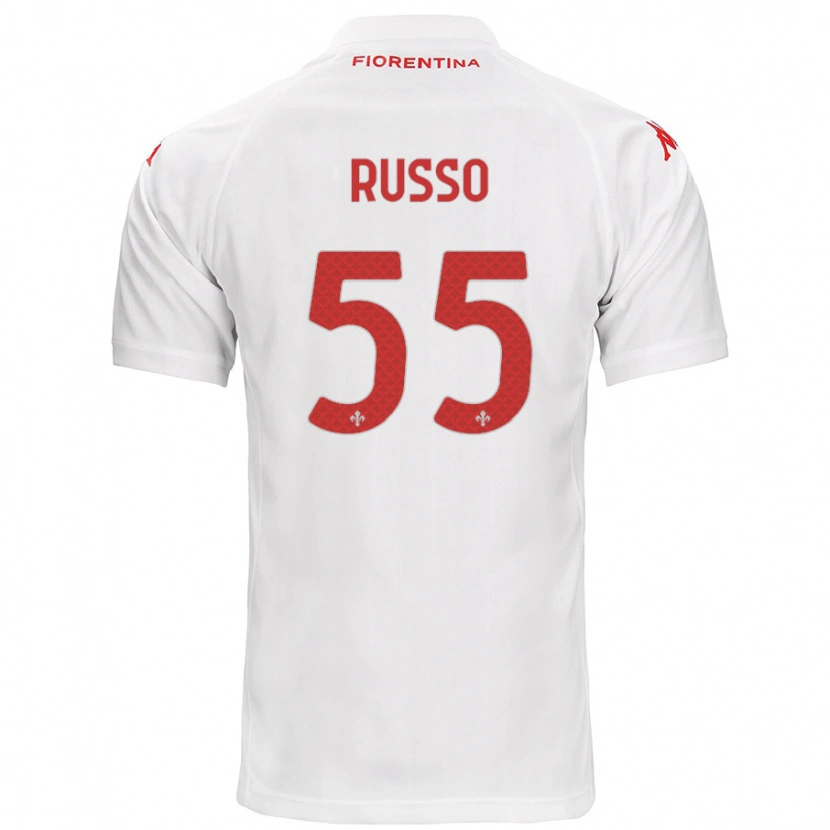 Danxen Kinder Federica Russo #55 Weiß Auswärtstrikot Trikot 2024/25 T-Shirt Schweiz