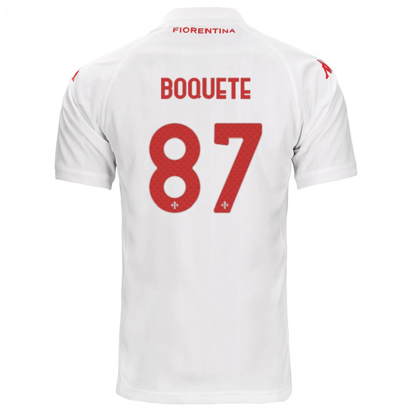 Danxen Kinder Verónica Boquete #87 Weiß Auswärtstrikot Trikot 2024/25 T-Shirt Schweiz