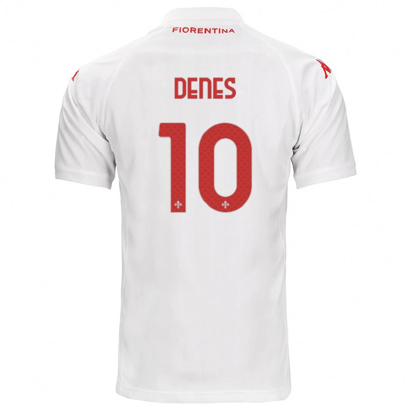 Danxen Kinder Adrián Dénes #10 Weiß Auswärtstrikot Trikot 2024/25 T-Shirt Schweiz