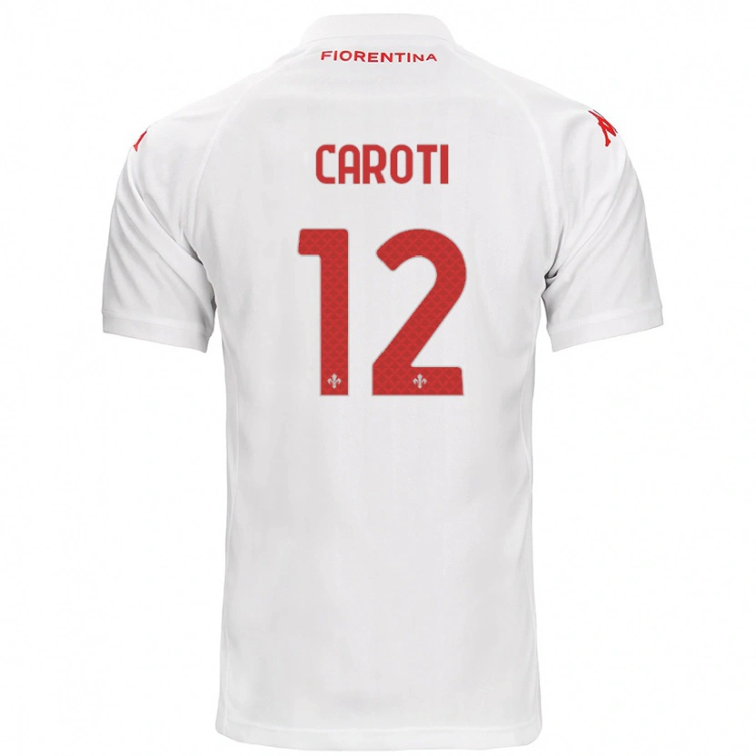 Danxen Kinder Filippo Caroti #12 Weiß Auswärtstrikot Trikot 2024/25 T-Shirt Schweiz