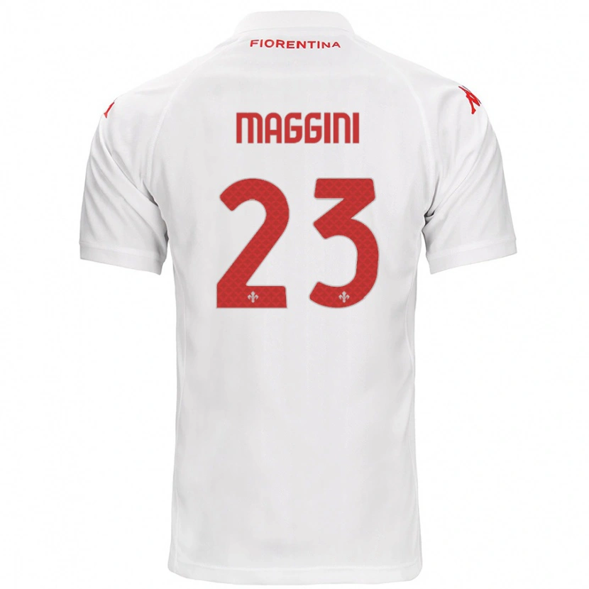 Danxen Kinder Filippo Maggini #23 Weiß Auswärtstrikot Trikot 2024/25 T-Shirt Schweiz