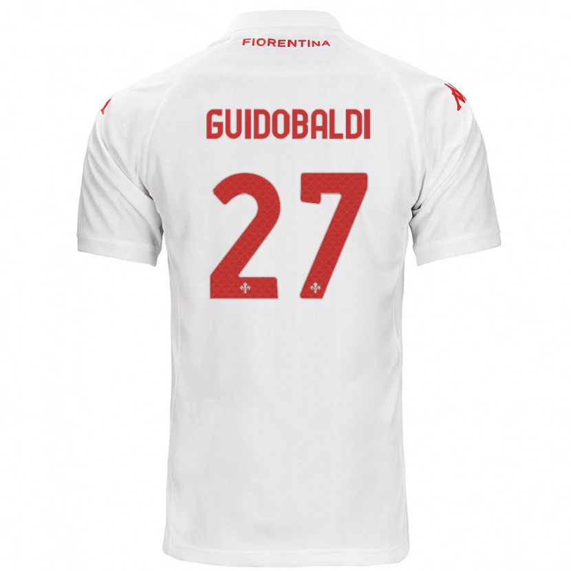 Danxen Kinder Filippo Guidobaldi #27 Weiß Auswärtstrikot Trikot 2024/25 T-Shirt Schweiz