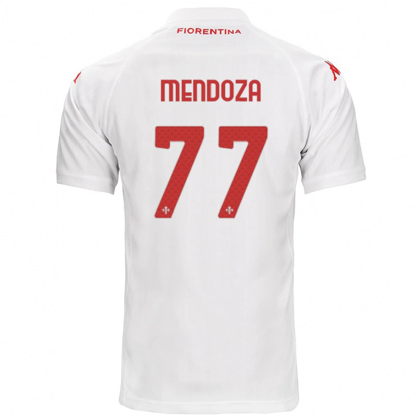 Danxen Kinder William Mendoza #77 Weiß Auswärtstrikot Trikot 2024/25 T-Shirt Schweiz